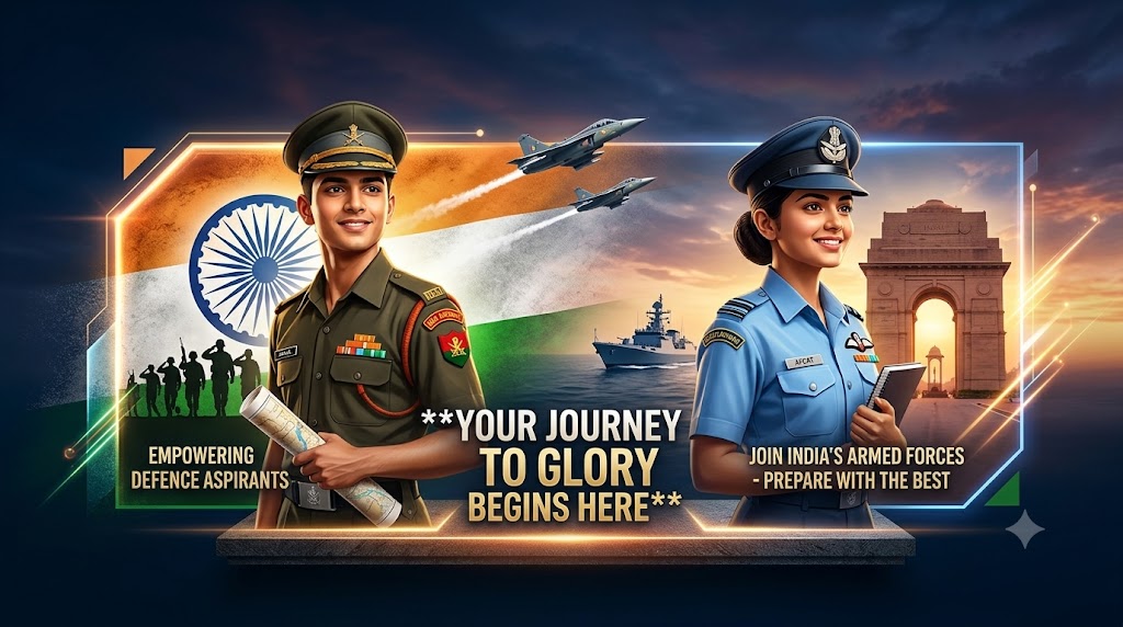 Defence aspirant during training